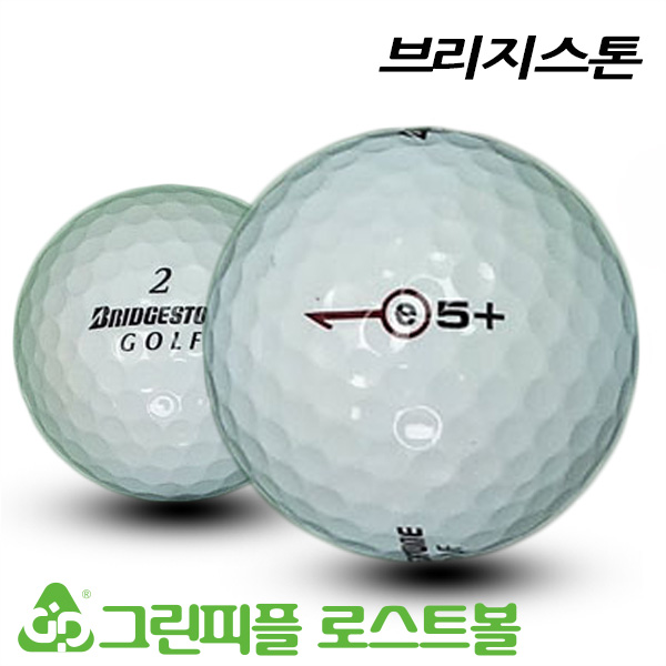 그린피플,브리지스톤 E5 시리즈 혼합 2피스 B+급 로스트볼 16개